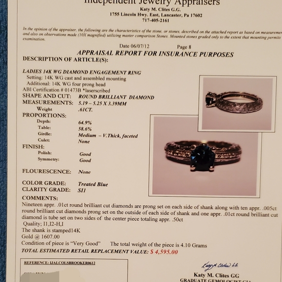 Wedding ring set - Picture 10 of 11